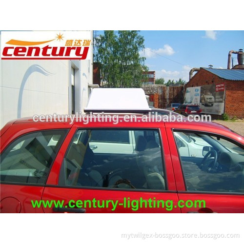 car roof top advertising